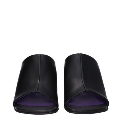 Mid-Heel Sandals by Stella McCartney for women in leather black features an effortlessly chic silhouette from the Women's Leather Mid-Heel Sandals collection, showcasing a effortlessly chic 7-5-cm-heel mid-heel and elegant open toe style.