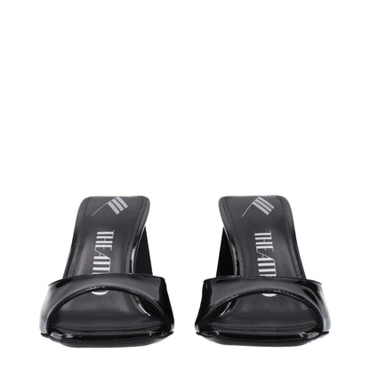 High-Heel Sandals by The Attico for women in patent leather black features an architectural design from the Women's Patent Leather High-Heel Sandals collection, defined by a architectural 8-5-cm-heel high-heel and open toe style for a architectural finish.