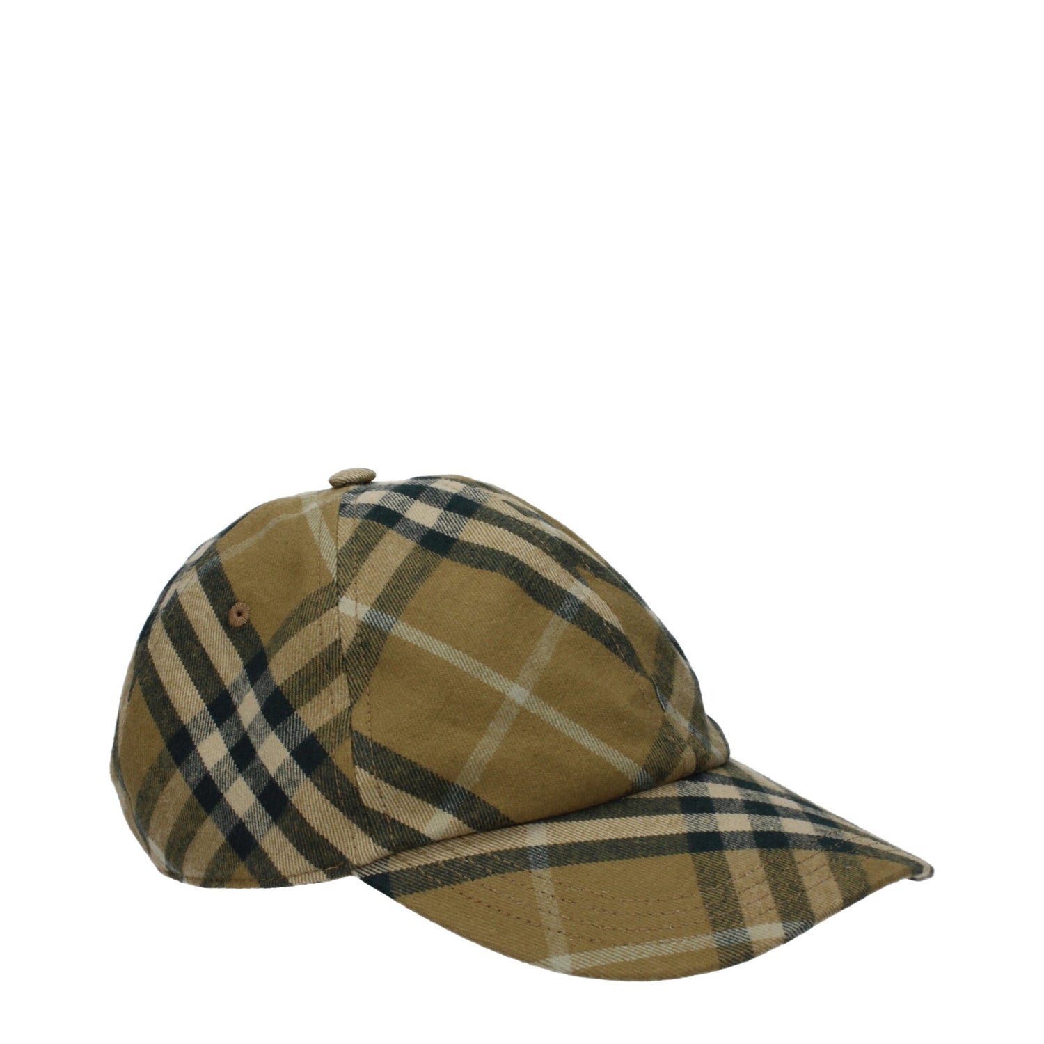Baseball Cap by Burberry for men in cotton green & print presents a distinguished silhouette from the Cotton Baseball Cap collection, showcasing a distinguished finish with refined distinguished details.