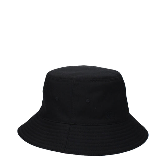 Hat by Burberry for women in cotton polyester black & print showcases a refined silhouette, artfully capturing the essence of the refined Cotton Polyester Hat design for a sophisticated look.