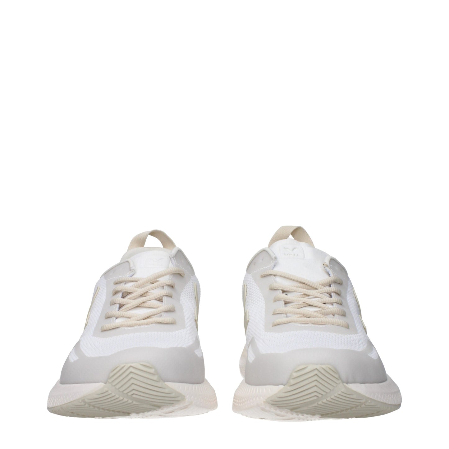 Athletic Sneakers by Veja for men in rubber & fabric beige & white showcases an impeccable silhouette, defined by an impeccable athletic style design that perfectly captures the essence of the Men's Athletic Rubber & Fabric Sneakers.
