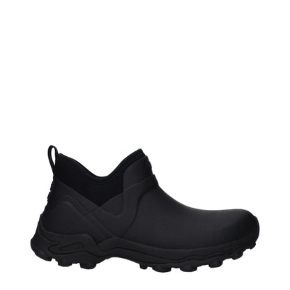 Flat Ankle Boots by Givenchy for men in cotton & rubber black showcases a ergonomic silhouette from the Men's Cotton & Rubber Flat Ankle Boots collection, featuring a ergonomic flat and a ergonomic round toe style.
