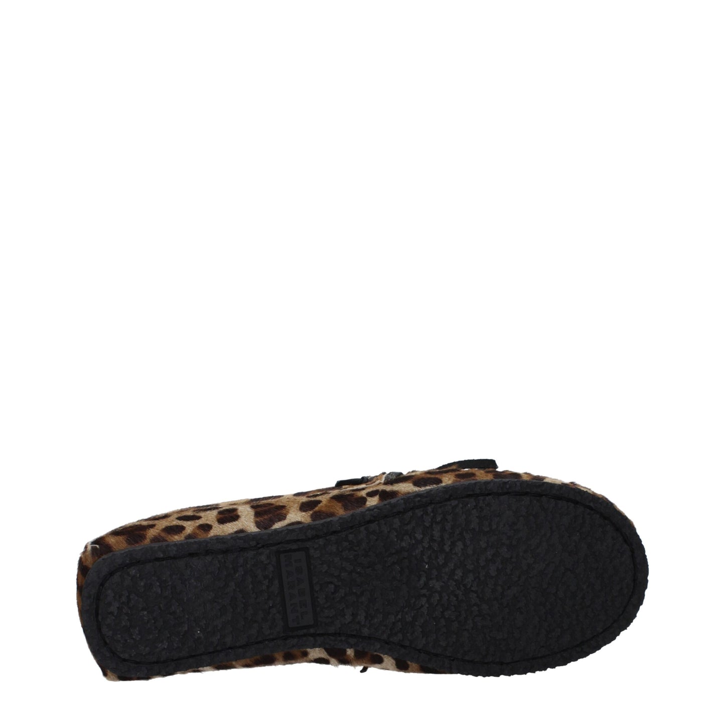 Flat Loafer Shoes by Isabel Marant for unisex in rubber brown showcases a timeless silhouette from the Pony Unisex Rubber Flat Loafer Shoes collection, featuring a timeless flat and round toe style for a timeless finish.