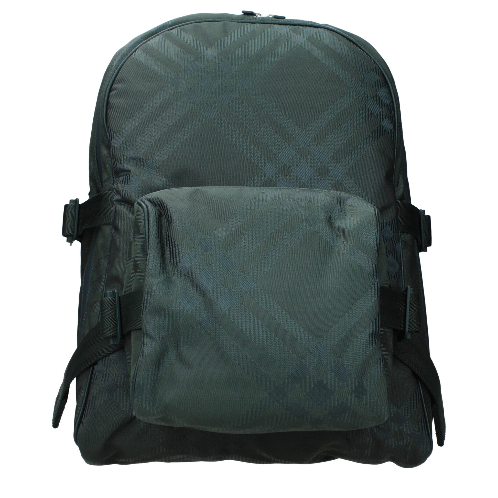 Large Backpack by Burberry for men in fabric green & print features a stately Fabric Large Backpack design, showcasing a secure zipper, ample built-in-compartments & external-pockets, and versatile backpack-strap & adjustable-strap for a stately finish.