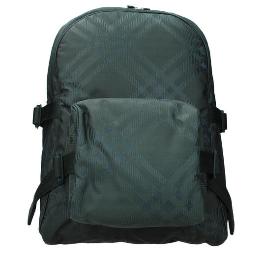 Large Backpack by Burberry for men in fabric green & print features a stately Fabric Large Backpack design, showcasing a secure zipper, ample built-in-compartments & external-pockets, and versatile backpack-strap & adjustable-strap for a stately finish.