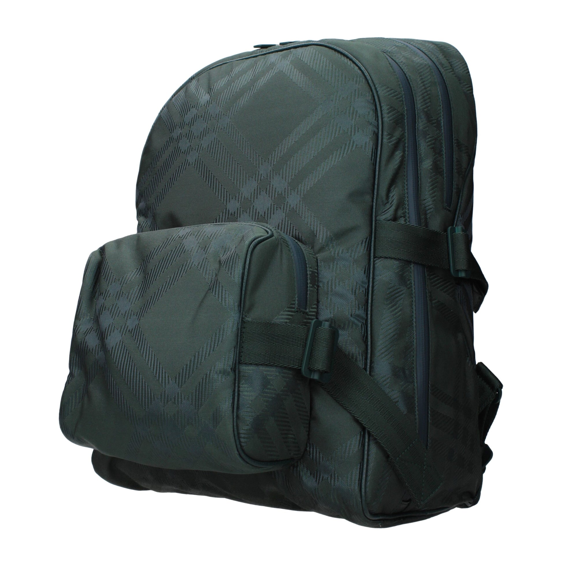 Large Backpack by Burberry for men in fabric green & print features a architectural Fabric Large Backpack design with a secure zipper, ample built-in-compartments & external-pockets, and versatile backpack-strap & adjustable-strap for a architectural finish.