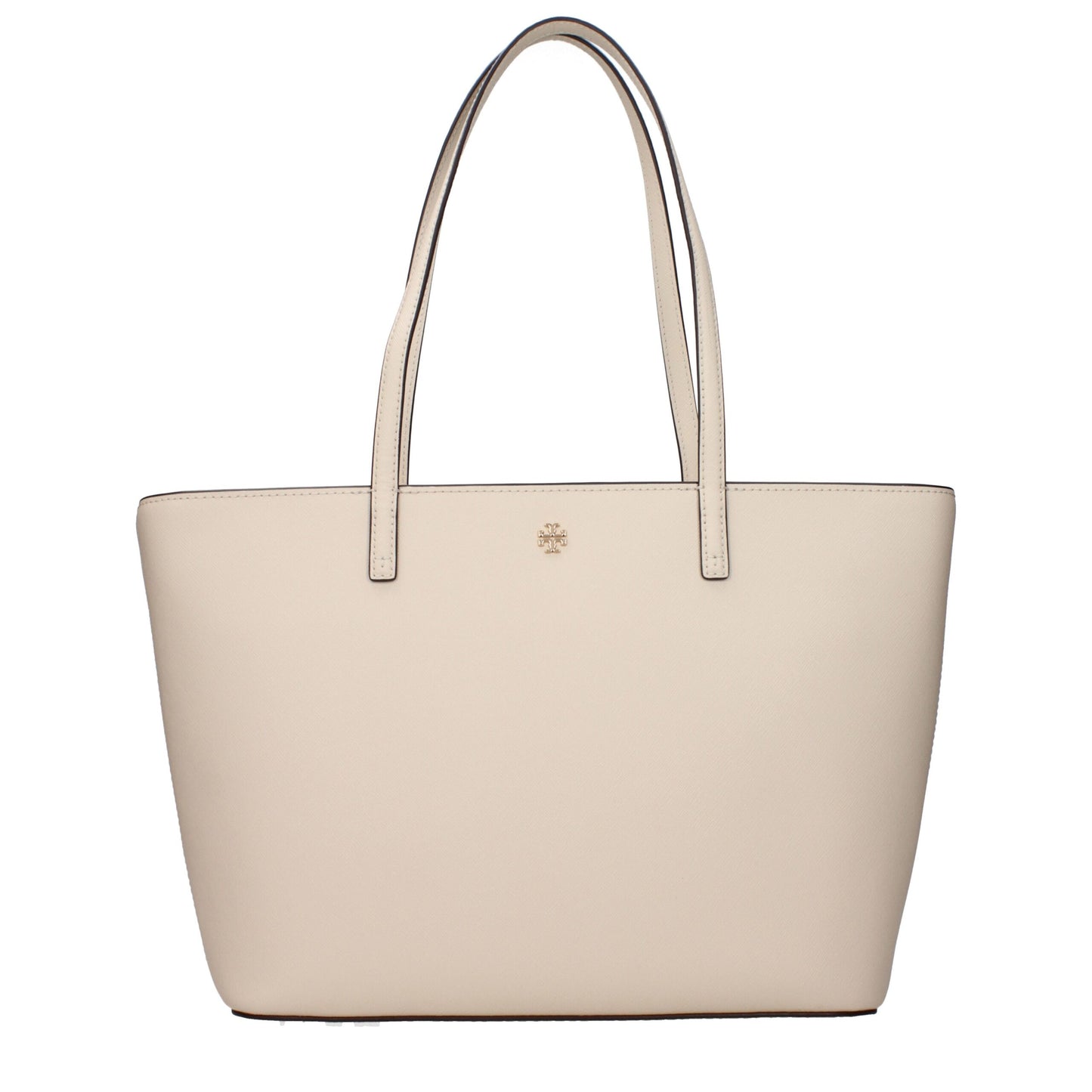 Tory Burch Leather Small Shoulder Bag - Beige Gold
