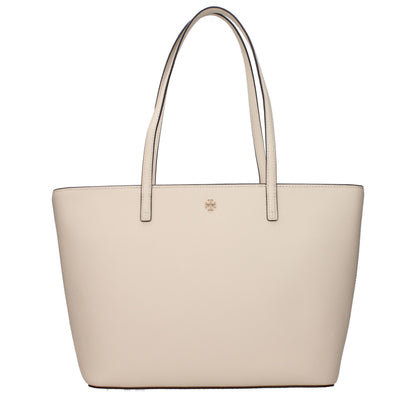 Tory Burch Leather Small Shoulder Bag - Beige Gold