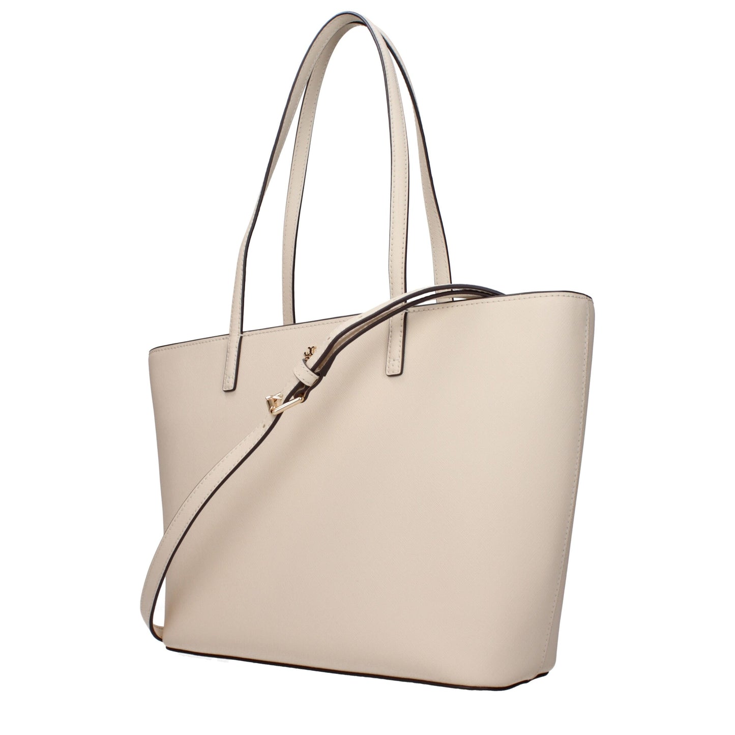 Tory Burch Leather Small Shoulder Bag - Beige Gold