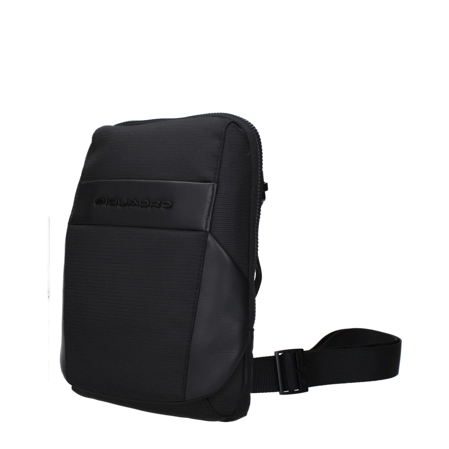 Small Crossbody Handbag by Piquadro for unisex in fabric black features a transformative sophistication silhouette, showcasing a secure zipper, ample , and versatile crossbody-strap, shoulder-strap & adjustable-strap for a transformative sophistication look.