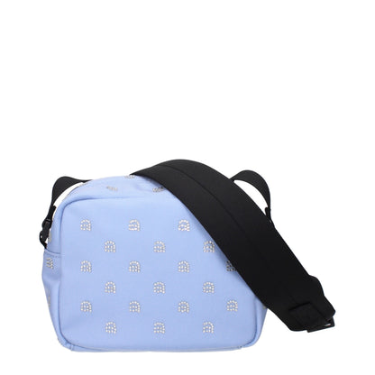 Small Crossbody Handbag by Alexander Wang for women in resin & rubber light-blue features a versatile chic silhouette, meticulously detailed with a secure zipper, ample , and versatile crossbody-strap, shoulder-strap & adjustable-strap.