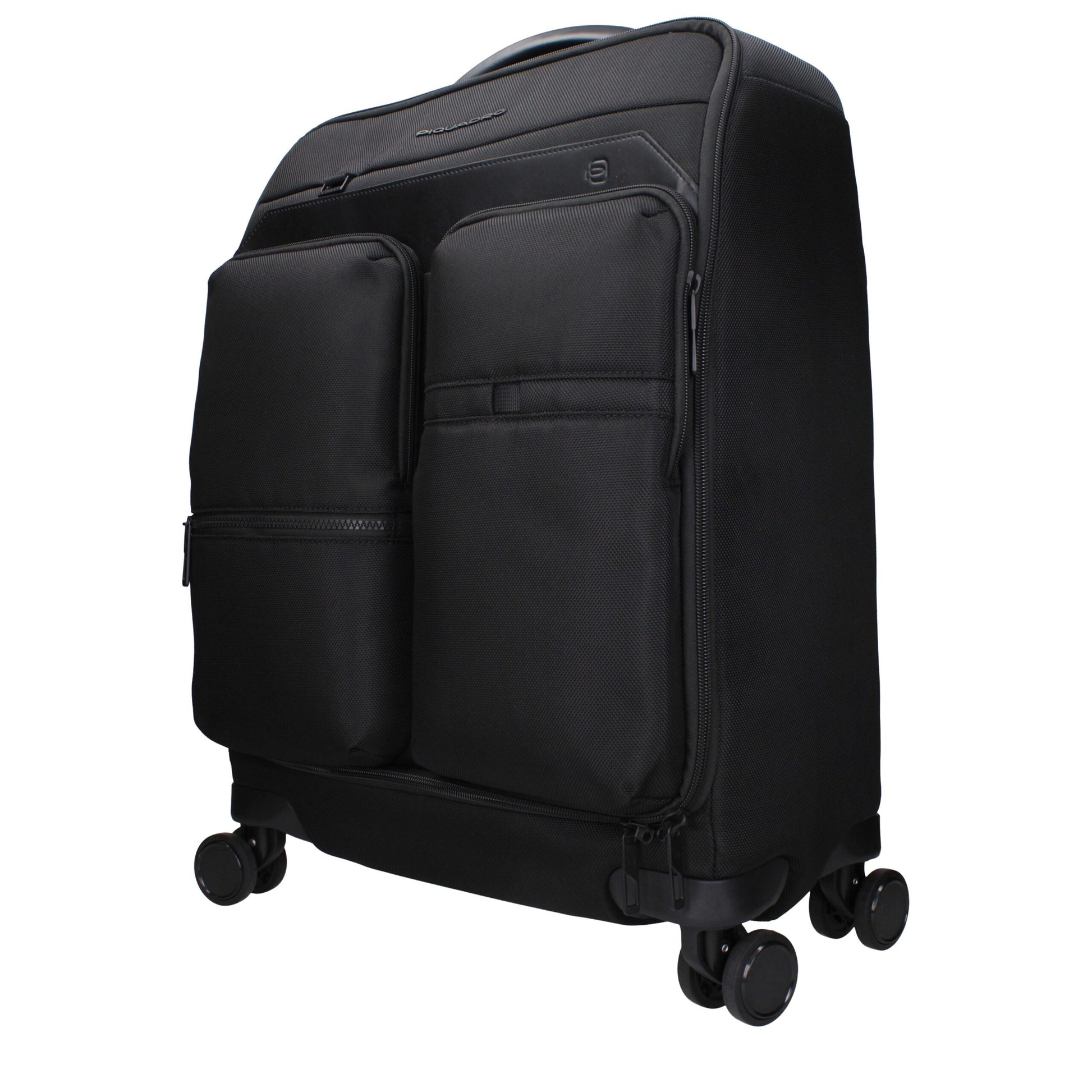 Small Duffel Bag by Piquadro for men in leather black presents a refined Leather Small Duffel Bag design, featuring a secure zipper and refined built-in-compartments, external-pockets & internal-pockets with versatile adjustable-strap & handle.