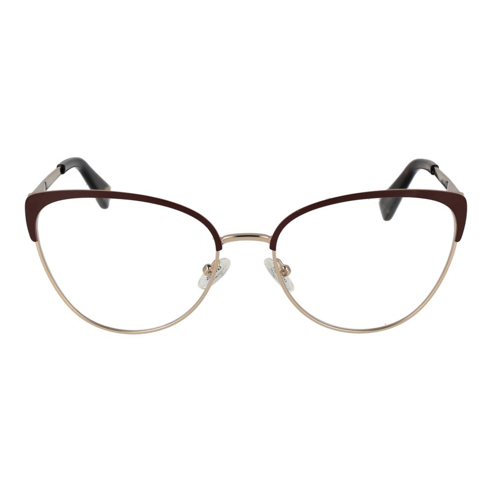Eyeglasses Frames by Guess for unisex in brown showcases a reflective silhouette, artfully incorporating a sophisticated brown coloured frame with a distinct full-frame frame design.