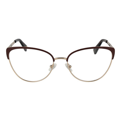 Eyeglasses Frames by Guess for unisex in brown showcases a reflective silhouette, artfully incorporating a sophisticated brown coloured frame with a distinct full-frame frame design.
