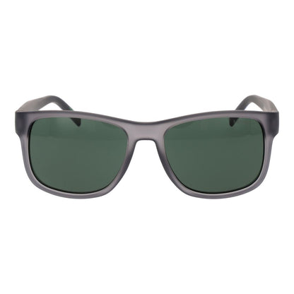 Sunglasses by Levi's for men in gray features an ethereal full-rim square frame design with gray coloured frame frames and non-polarized category-3-dark-tint lens for a ethereal finish.