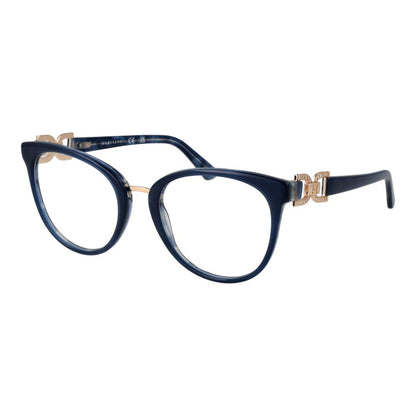 Eyeglasses Frames by Marciano by Guess for women in acetate blue features an refined silhouette, showcasing a sophisticated blue coloured frame and refined full-frame frame design for a refined look.