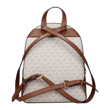 Medium Backpack by Michael Kors for women in leather beige & gold features a architectural Leather Medium Backpack design with a secure zipper, ample built-in-compartments, external-pockets & internal-pockets, and versatile backpack-strap, adjustable-strap & handle for a architectural finish.