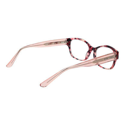 Eyeglasses Frames by Marciano by Guess for women in acetate and pink showcases a refined silhouette, detailed with a rose coloured frame finish and a sophisticated full-frame frame design.
