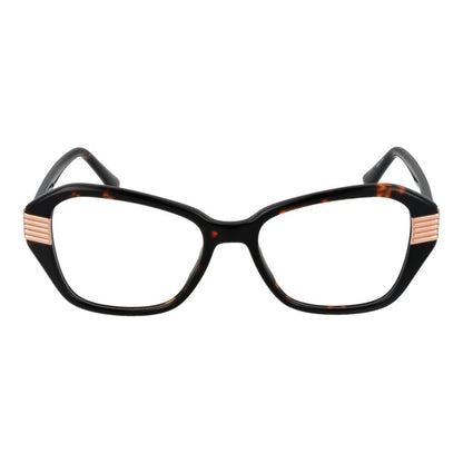 Eyeglasses Frames by Marciano by Guess for women in acetate and brown showcases a refined silhouette, detailed with a brown coloured frame finish and a sophisticated full-frame frame design.