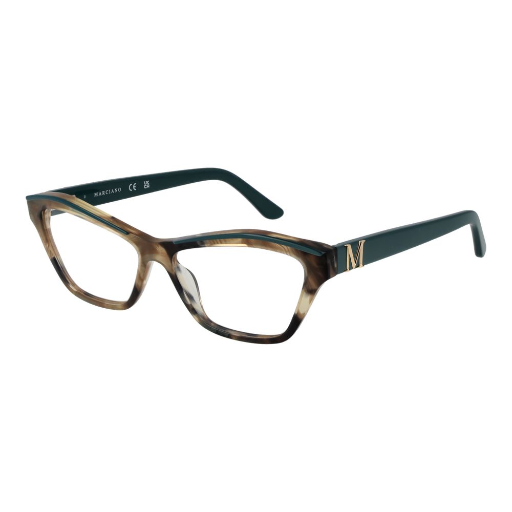 Eyeglasses Frames by Marciano by Guess for women in acetate multicolor features an refined silhouette, showcasing the refined multicolor coloured frame and sophisticated full-frame frame design.