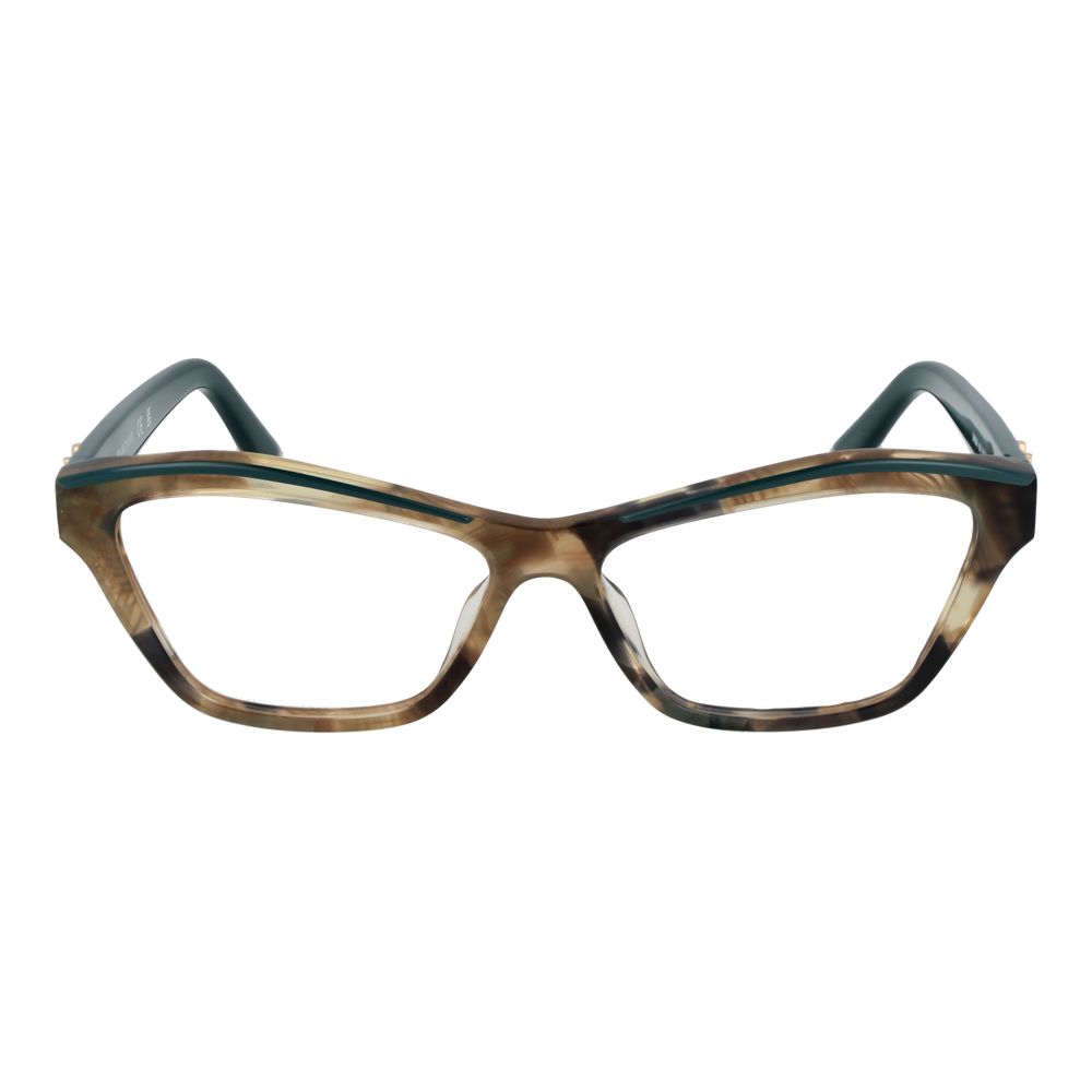 Eyeglasses Frames by Marciano by Guess for women in acetate multicolor showcases a reflective silhouette, artfully incorporating a sophisticated multicolor coloured frame with a distinct full-frame frame design.