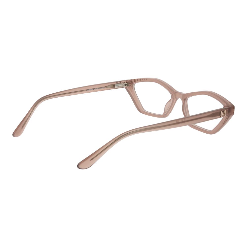 Eyeglasses Frames by Marciano by Guess for women in plastic and beige showcases an refined full-frame frame design featuring a sophisticated beige coloured frame for an refined and refined aesthetic.