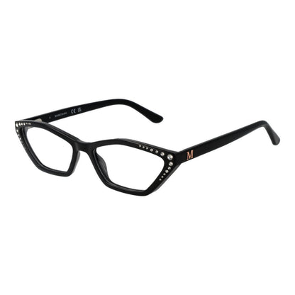Eyeglasses Frames by Marciano by Guess for women in black features a refined silhouette, showcasing a refined black coloured frame and full-frame frame design for a sophisticated, premium look.