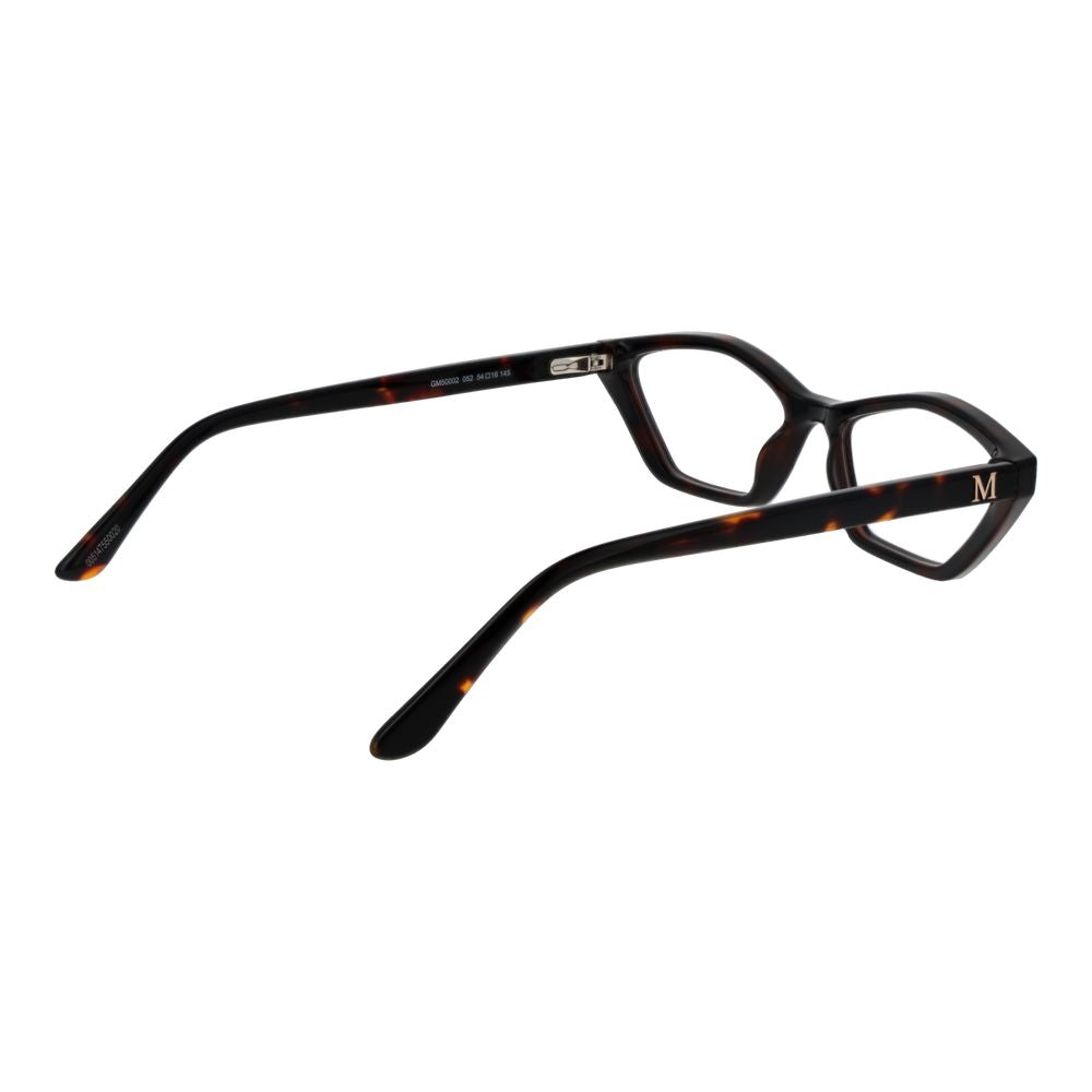 Eyeglasses Frames by Marciano by Guess for women in stainless steel brown features a refined silhouette, showcasing a refined brown coloured frame and full-frame frame design for a sophisticated, premium look.