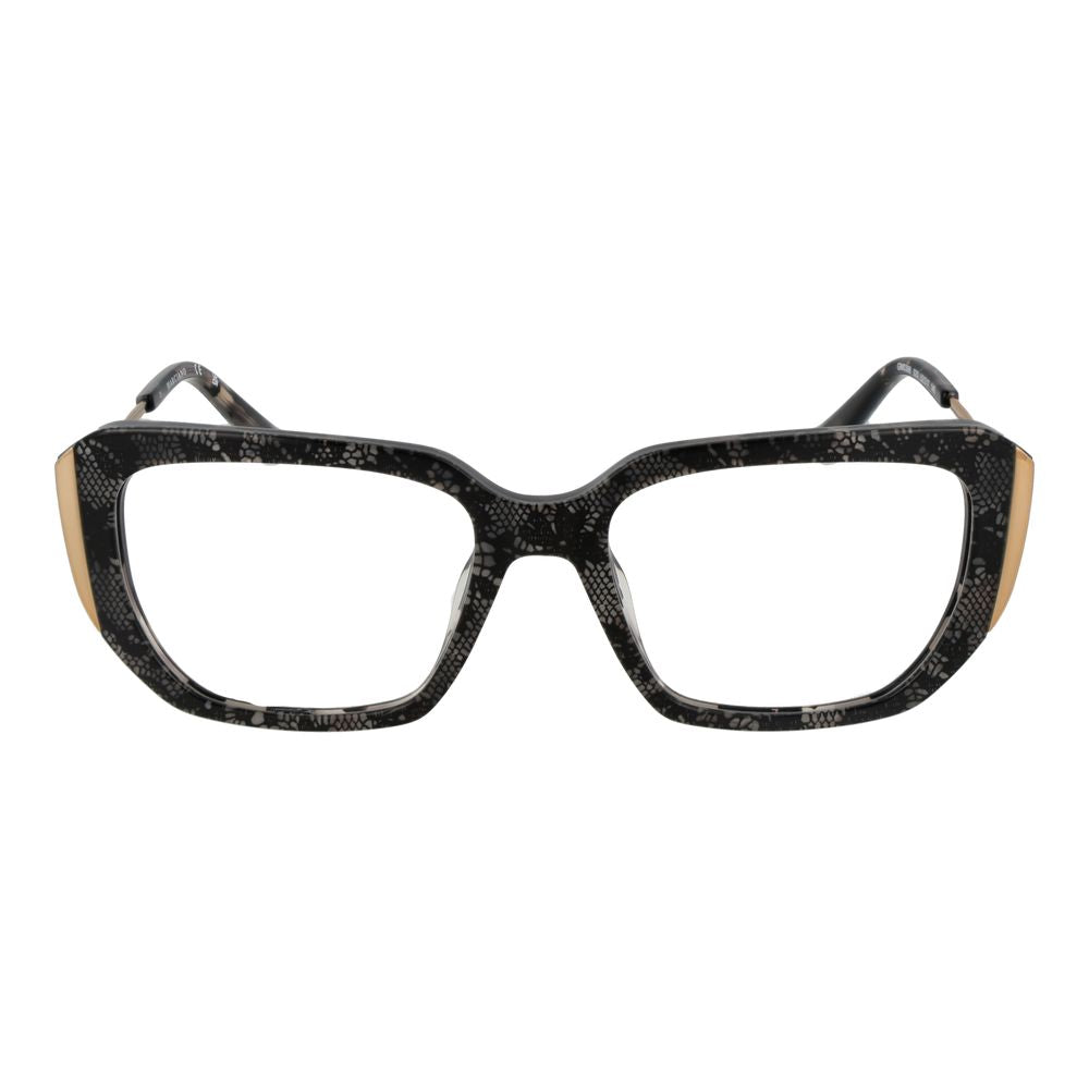 Eyeglasses Frames by Marciano by Guess for women in acetate gray showcases a reflective silhouette, artfully incorporating a sophisticated gray coloured frame with a distinct full-frame frame design.