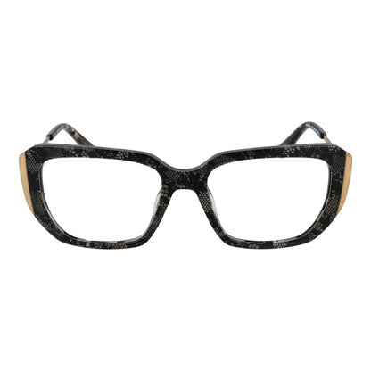 Eyeglasses Frames by Marciano by Guess for women in acetate gray showcases a reflective silhouette, artfully incorporating a sophisticated gray coloured frame with a distinct full-frame frame design.