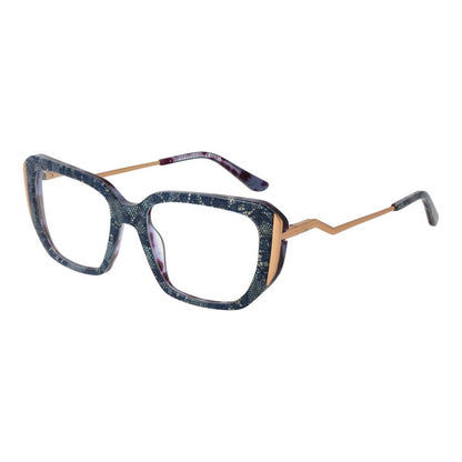 Eyeglasses Frames by Marciano by Guess for women in acetate and multicolor showcases a refined silhouette, detailed with a multicolor coloured frame finish and a sophisticated full-frame frame design.