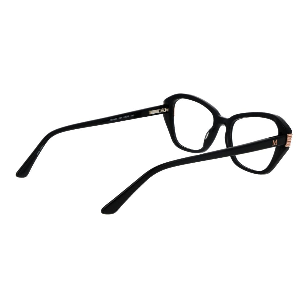 Eyeglasses Frames by Marciano by Guess for women in acetate and black showcases an refined full-frame frame design featuring a sophisticated black coloured frame for an refined and refined aesthetic.