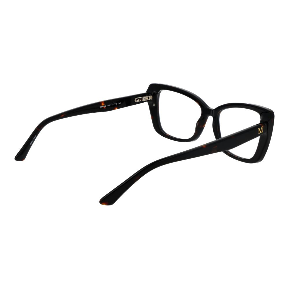 Eyeglasses Frames by Marciano by Guess for women in black features an refined silhouette, showcasing a sophisticated black coloured frame and refined full-frame frame design for a refined look.