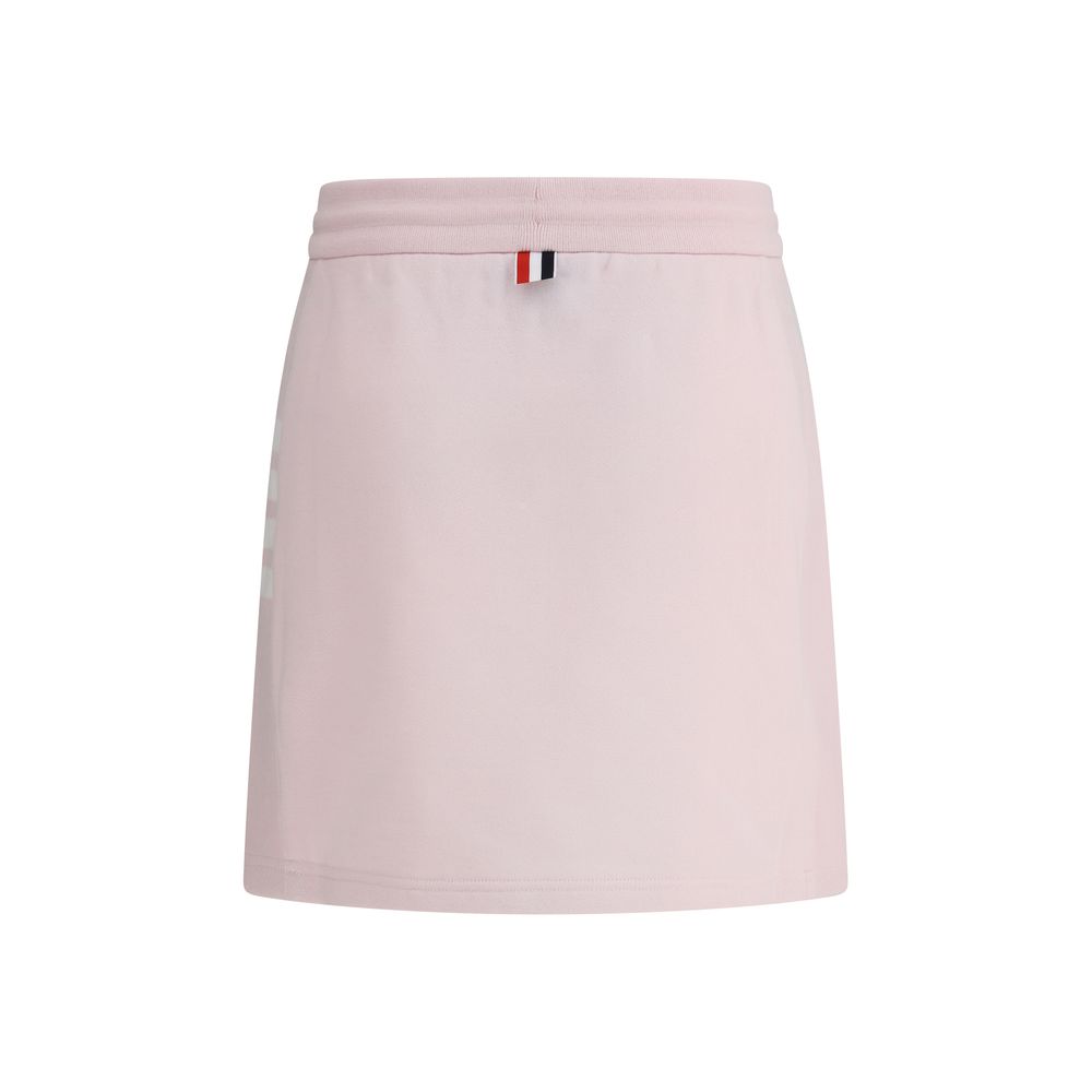 Skirt by Thom Browne for women in cotton multicolor & signature features a sublime silhouette, showcasing the sublime design of the Women's Cotton Mini Skirt in a sophisticated mini.