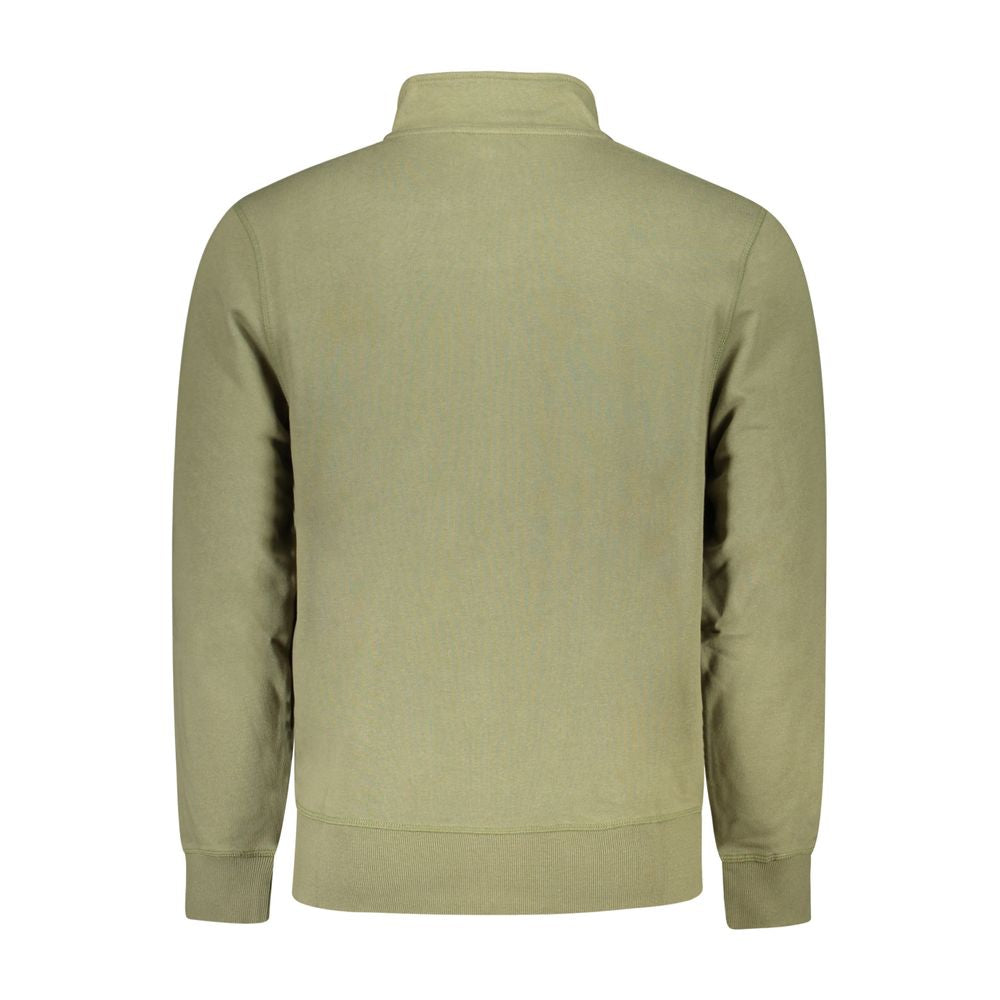 Sweatshirt by North Sails for men in cotton green features a unrivaled silhouette with a refined and unrivaled detailing for a sophisticated look.