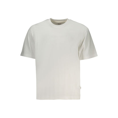 T-Shirt by Guess Jeans for men in organic cotton white showcases a chic silhouette, artfully detailed with a chic and short-sleeve for a chic finish.