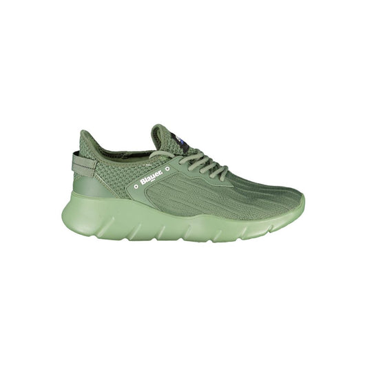 Sneakers by Blauer for men in polyester & polyethylene green & print features an sumptuous design from the Aren Men's Fashion Polyester & Polyethylene Sneakers collection, highlighting a sumptuous fashion style for a premium, high-fashion look.