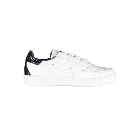 Sneakers by Diadora for women in fabric white features an sumptuous silhouette, showcasing the premium Women's Fashion Fabric Sneakers in a sumptuous fashion style that offers a sumptuous finish for refined style.