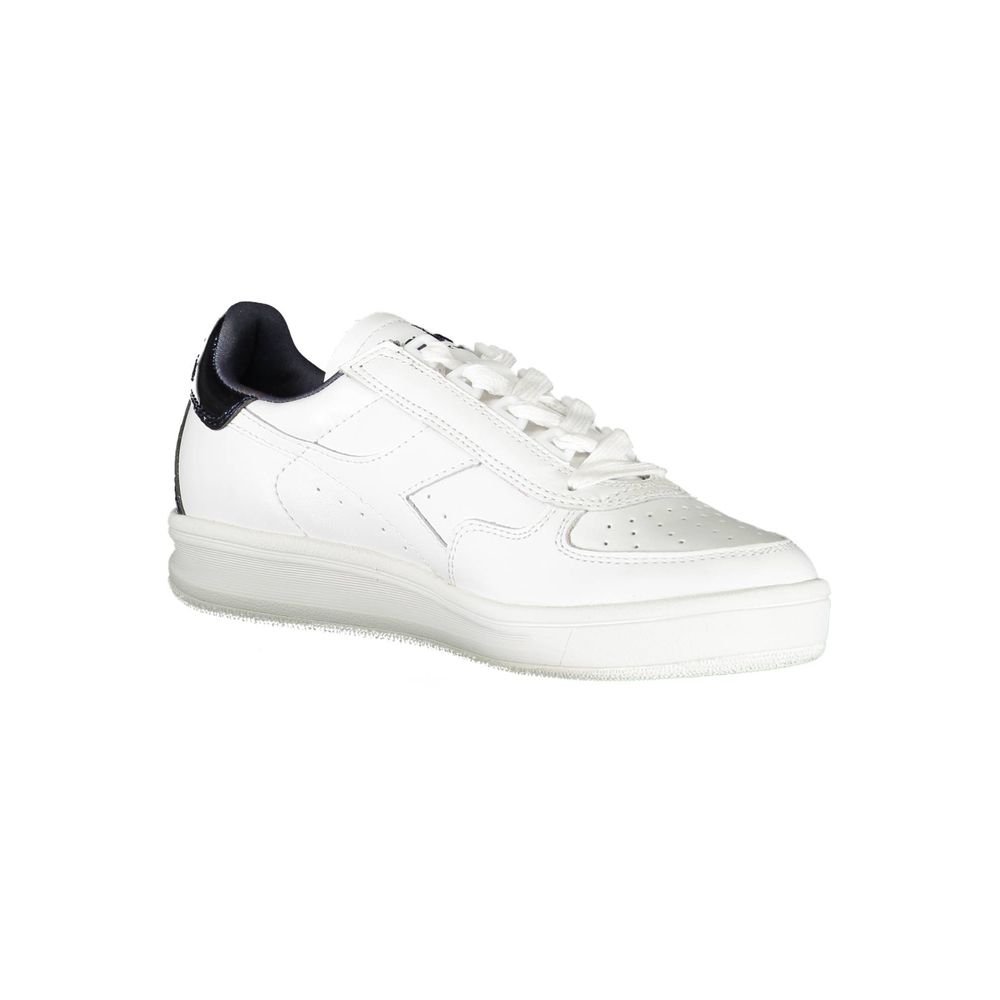 Sneakers by Diadora for women in fabric white presents a sumptuous silhouette from the Women's Fashion Fabric Sneakers collection, showcasing a sumptuous fashion style for an elevated aesthetic.