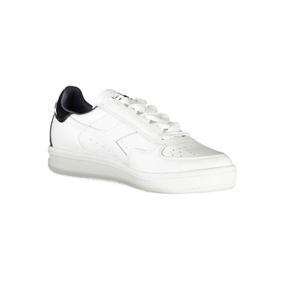 Sneakers by Diadora for women in fabric white presents a sumptuous silhouette from the Women's Fashion Fabric Sneakers collection, showcasing a sumptuous fashion style for an elevated aesthetic.