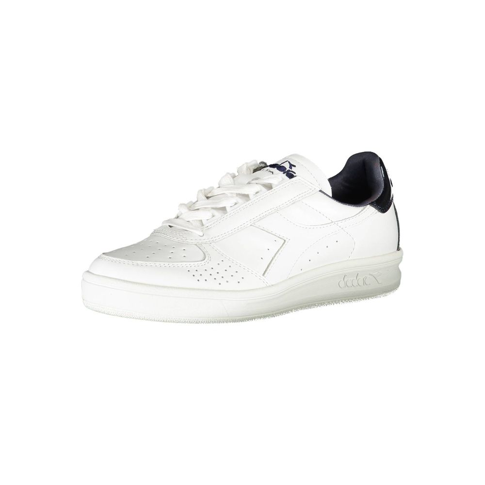 Sneakers by Diadora for women in fabric white features an sumptuous silhouette, showcasing the premium Women's Fashion Fabric Sneakers in a sumptuous fashion style that offers a sumptuous finish for refined style.