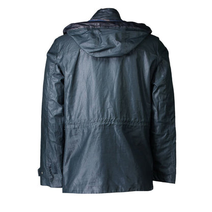 Hooded Jacket by Geox for men in polyester green presents a authentic silhouette, artfully detailed with a authentic and functional pockets & hooded for a premium authentic finish.