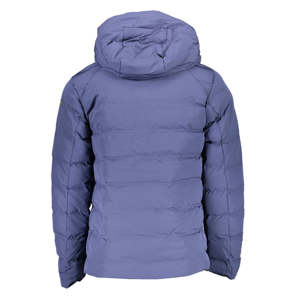 Hooded Jacket by U.S. POLO ASSN. for men in elastane blue presents a authentic silhouette, artfully detailed with a authentic hooded neckline and functional pockets & hooded for a premium authentic finish.