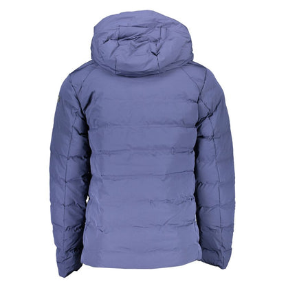 Hooded Jacket by U.S. POLO ASSN. for men in elastane blue presents a authentic silhouette, artfully detailed with a authentic hooded neckline and functional pockets & hooded for a premium authentic finish.