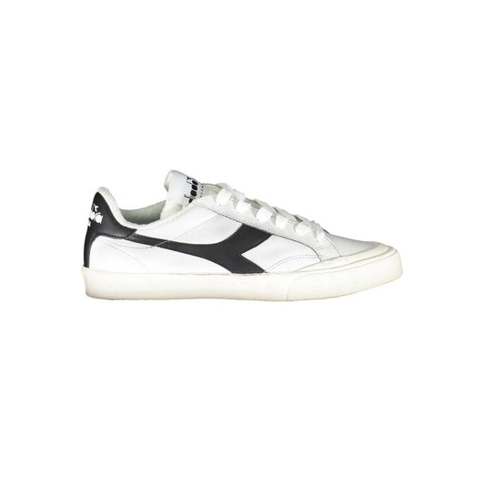 Sneakers by Diadora for women in fabric white presents a sumptuous silhouette, artfully capturing the essence of the Women's Fashion Fabric Sneakers with its sumptuous fashion style design.