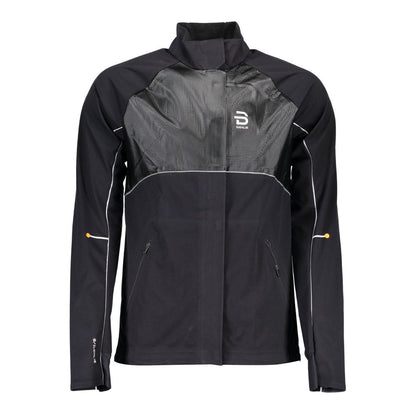 This Jacket by Bjorn Daehlie for men in polyester black showcases a magnificent silhouette, meticulously crafted with a distinctive and functional pockets for a magnificent finish.