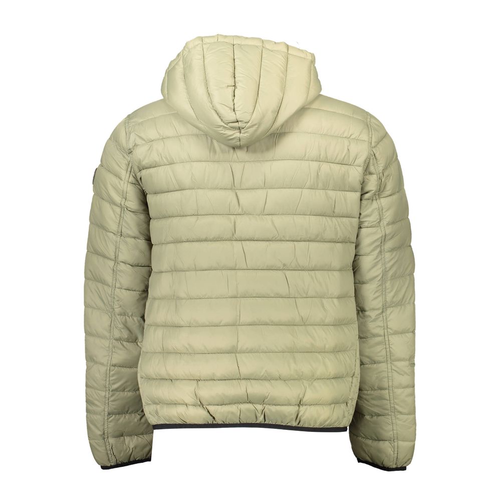 Hooded Jacket by U.S. POLO ASSN. for men in nylon green presents a authentic silhouette, artfully detailed with a authentic hooded neckline and functional pockets & hooded for a premium authentic finish.