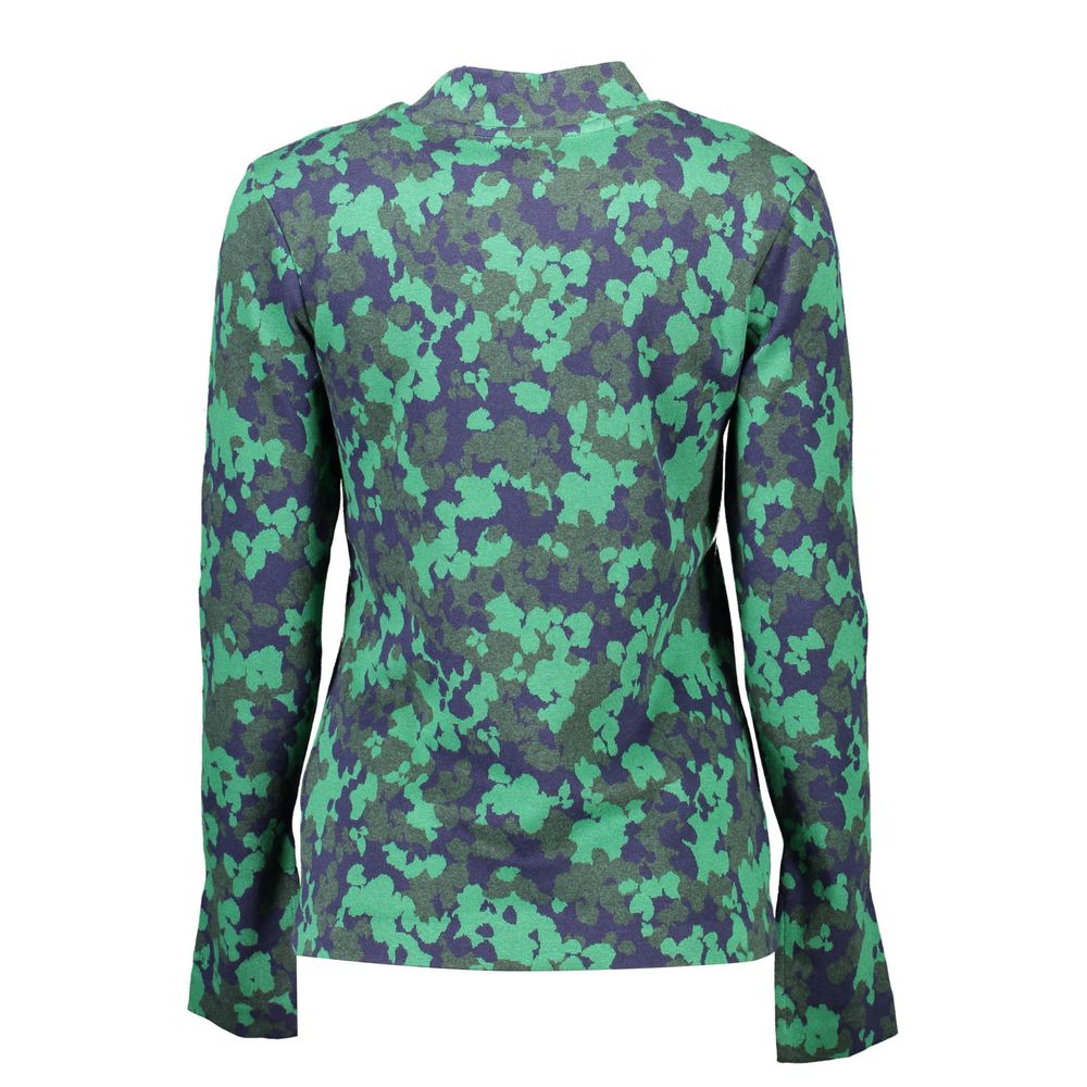 Sweater by Gant for women in cotton green showcases a sumptuous silhouette, artfully finished with a sumptuous and for a sophisticated, sumptuous look.