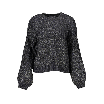 Sweater by Desigual for women in polyester black showcases a sumptuous silhouette, artfully finished with a sumptuous round neckline and for a sophisticated, sumptuous look.