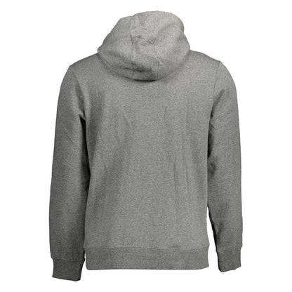 This Hooded Sweatshirt Sweater by Guess Jeans for men in organic cotton gray presents a understated silhouette, featuring a sophisticated and for a understated finish.
